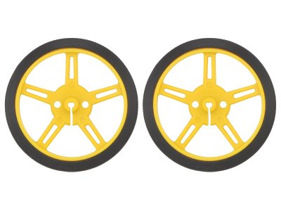 Pololu Wheel 60x8mm Pair - Yellow