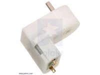 Pololu 120:1 Mini Plastic Gearmotor Offset 3mm D-Shaft Output