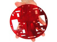 Pololu Robot Chassis RRC01A Transparent Red