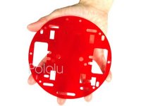 Pololu Robot Chassis RRC01A Solid Red