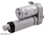 Concentric LACT2-12V-20 Linear Actuator: 2" Stroke, 12V, 0.5"/s