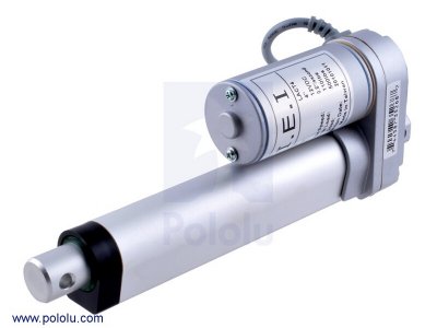 Concentric LACT4-12V-5 Linear Actuator: 4" Stroke, 12V, 1.7"/s
