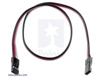 Servo Extension Cable 12" Female - Female