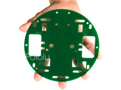 Pololu Robot Chassis RRC01A Solid Green