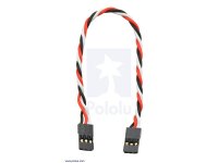 Twisted Servo Extension Cable 6" Female - Female