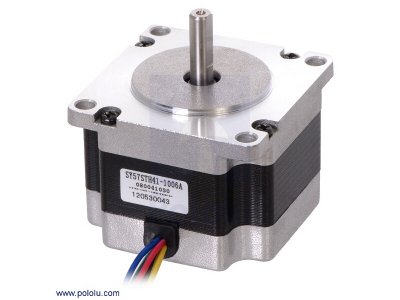 Stepper Motor: Unipolar/Bipolar, 200 Steps/Rev, 5741mm, 5.7V, 1