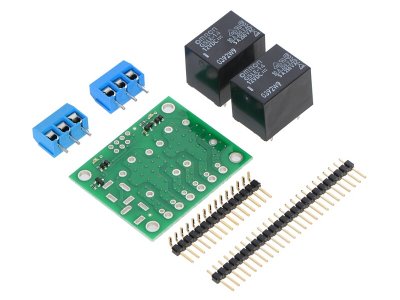 Pololu Basic 2-Channel SPDT Relay Carrier with 12VDC Relays (Par