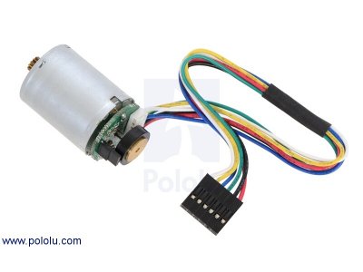 MP 12V Motor with 48 CPR Encoder for 25D mm Metal Gearmotors (No