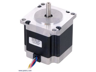 Stepper Motor: Unipolar/Bipolar, 200 Steps/Rev, 5756mm, 7.4V, 1