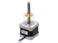 Stepper Motor with 28cm Lead Screw: Bipolar, 200 Steps/Rev, 423