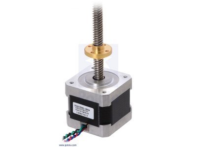 Stepper Motor with 28cm Lead Screw: Bipolar, 200 Steps/Rev, 423