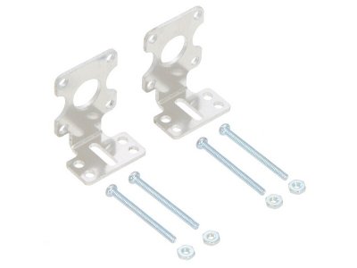 Pololu Extended Stamped Aluminum L-Bracket Pair for Plastic Gear