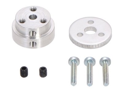 Pololu Aluminum Scooter Wheel Adapter for 4mm Shaft