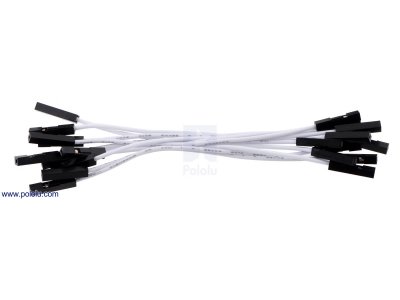 Premium Jumper Wire 10-Pack F-F 3" White