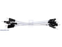 Premium Jumper Wire 10-Pack M-M 3" White
