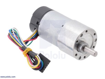 Motor Reductor Metlico 70:1 37Dx70L mm con Encoder 64 CPR