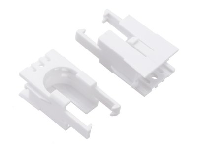 Romi Chassis Motor Clip Pair - White