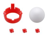 Romi Chassis Ball Caster Kit - Red