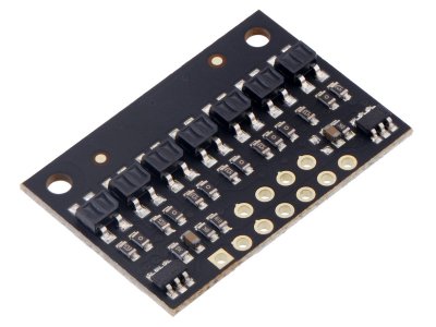 QTR-HD-07A Reflectance Sensor Array: 7-Channel, 4mm Pitch, Analo