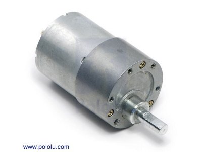 50:1 Metal Gearmotor 37Dx54L mm