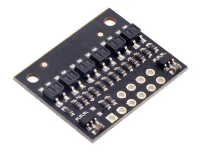 QTR-HD-06A Reflectance Sensor Array: 6-Channel, 4mm Pitch, Analo