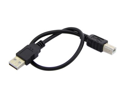 USB Cable Type A to B - 30CM Black