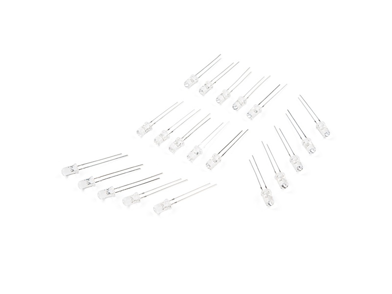 Sparkfun COM-14977 LED - Assorted with Resistor 5mm (20 pack)