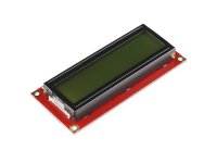 Serial Enabled 16x2 LCD - Black on Green 3.3V