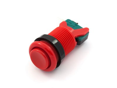 Concave Button - Red