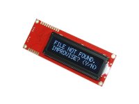 Serial Enabled 16x2 LCD - White on Black 5V