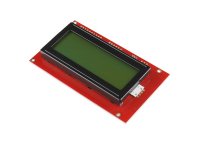 Serial Enabled 20x4 LCD - Black on Green 5V