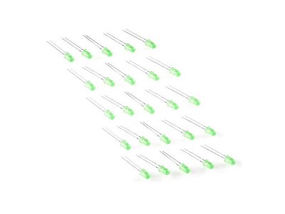 LED - Basic Green 5mm (25 pack)