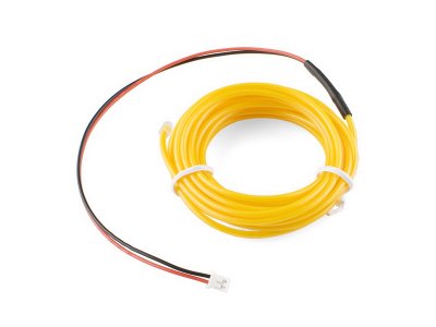 Cable EL Electroluminiscente Amarillo 3m