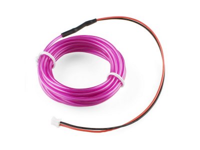 Cable EL Electroluminiscente Violeta 3m