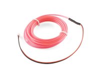 Cable EL Electroluminiscente Rosa 3m