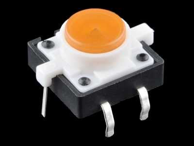 LED Tactile Button - Orange