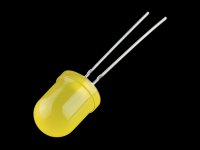 Diffused LED - Yellow 10mm