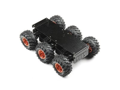 Wild Thumper 6WD Chassis - Black (34:1 gear ratio)