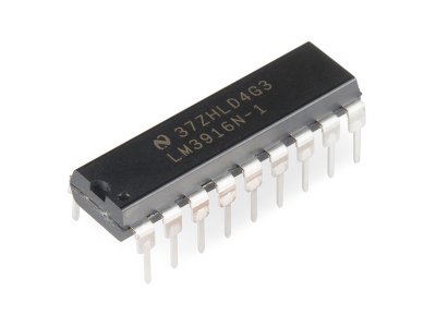 Dot/Bar Display Driver - LM3916 (VU Taper)