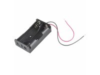 Battery Holder - 2x18650 (wire leads)