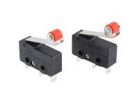 Mini Microswitch - SPDT (Roller Lever, 2-Pack)