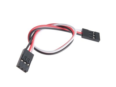 Jumper Wire - 0.1", 3-pin, 6" (Black, Red, White)