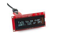 SparkFun 16x2 SerLCD - RGB on Black 3.3V