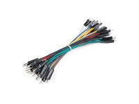 Jumper Wires Premium 4" M/M - 26 AWG (30 Pack)