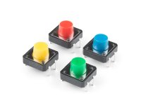 Multicolor Buttons - 4-pack