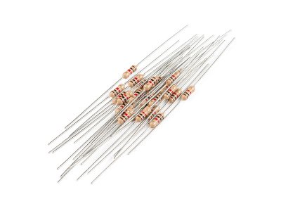 Resistor 1K Ohm 1/4 Watt PTH - 20 pack (Thick Leads)