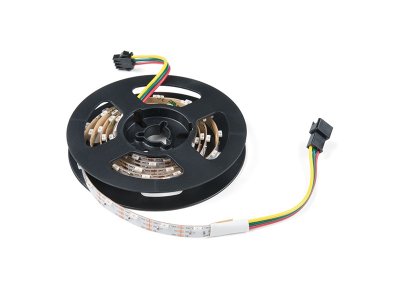 Skinny Side-Lit LED RGB Strip - Addressable, 1m, 60LEDs (SK6812)