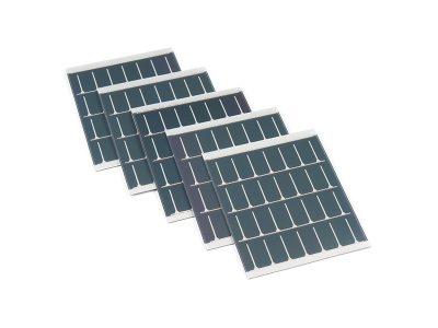 PowerFilm Solar Panel - 50mA@4.8V w/PSA & Kynar (5 Pack)