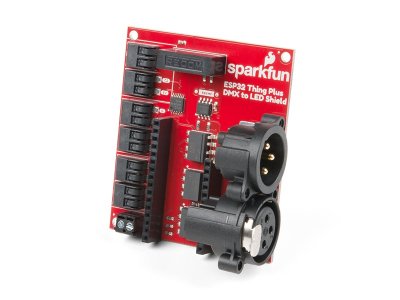 SparkFun ESP32 Thing Plus DMX to LED Shield