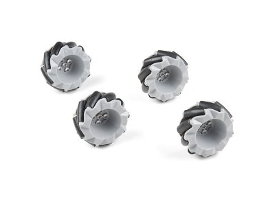 Mecanum Wheels - 65mm, LEGO Compatible (4 Pack)